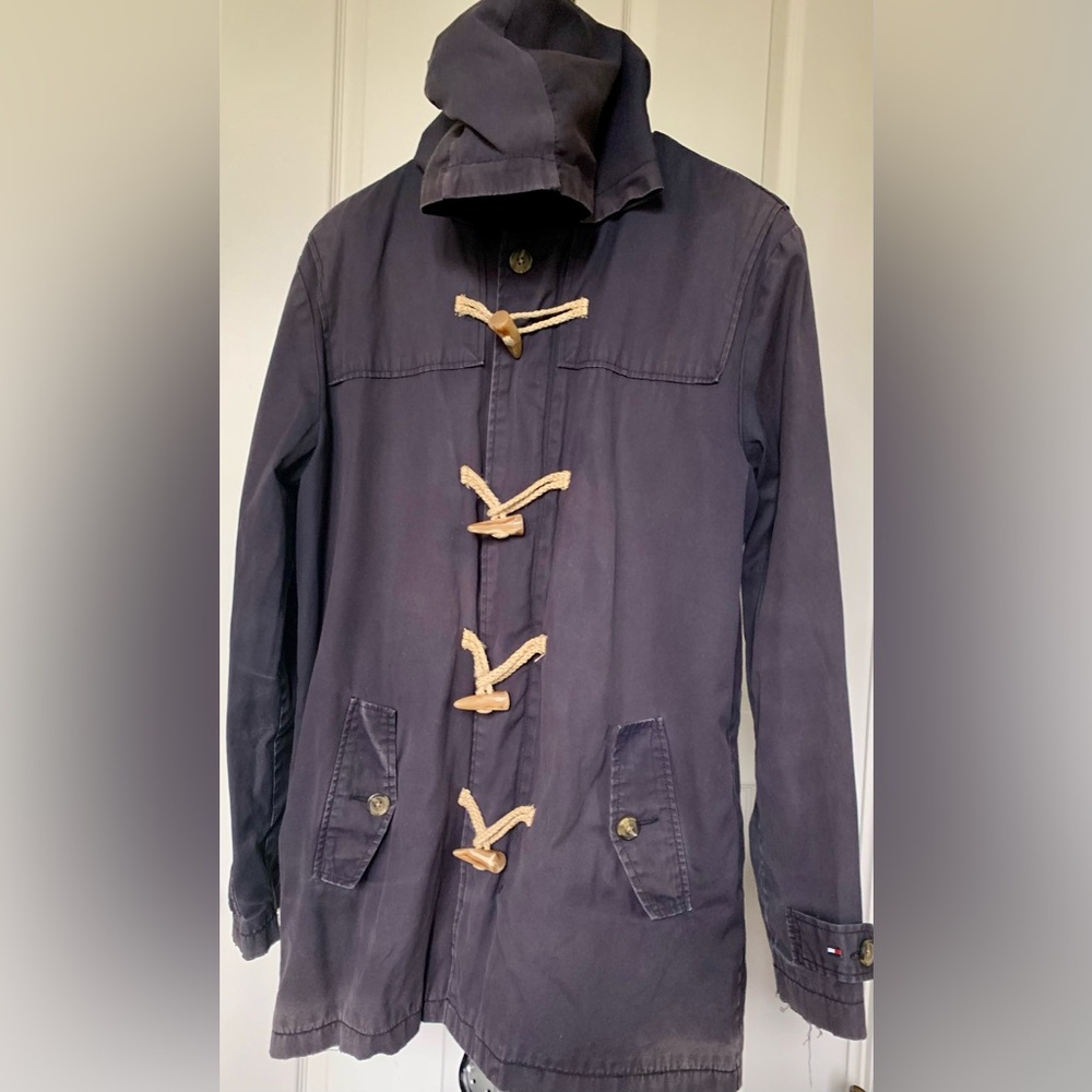 Tommy Hilfiger lightweight Duffel Hooded Parka size L